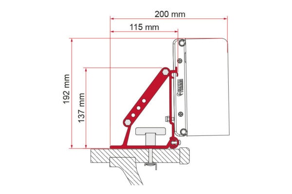 Fiamma Markisenadapter