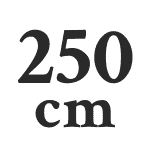 250 cm