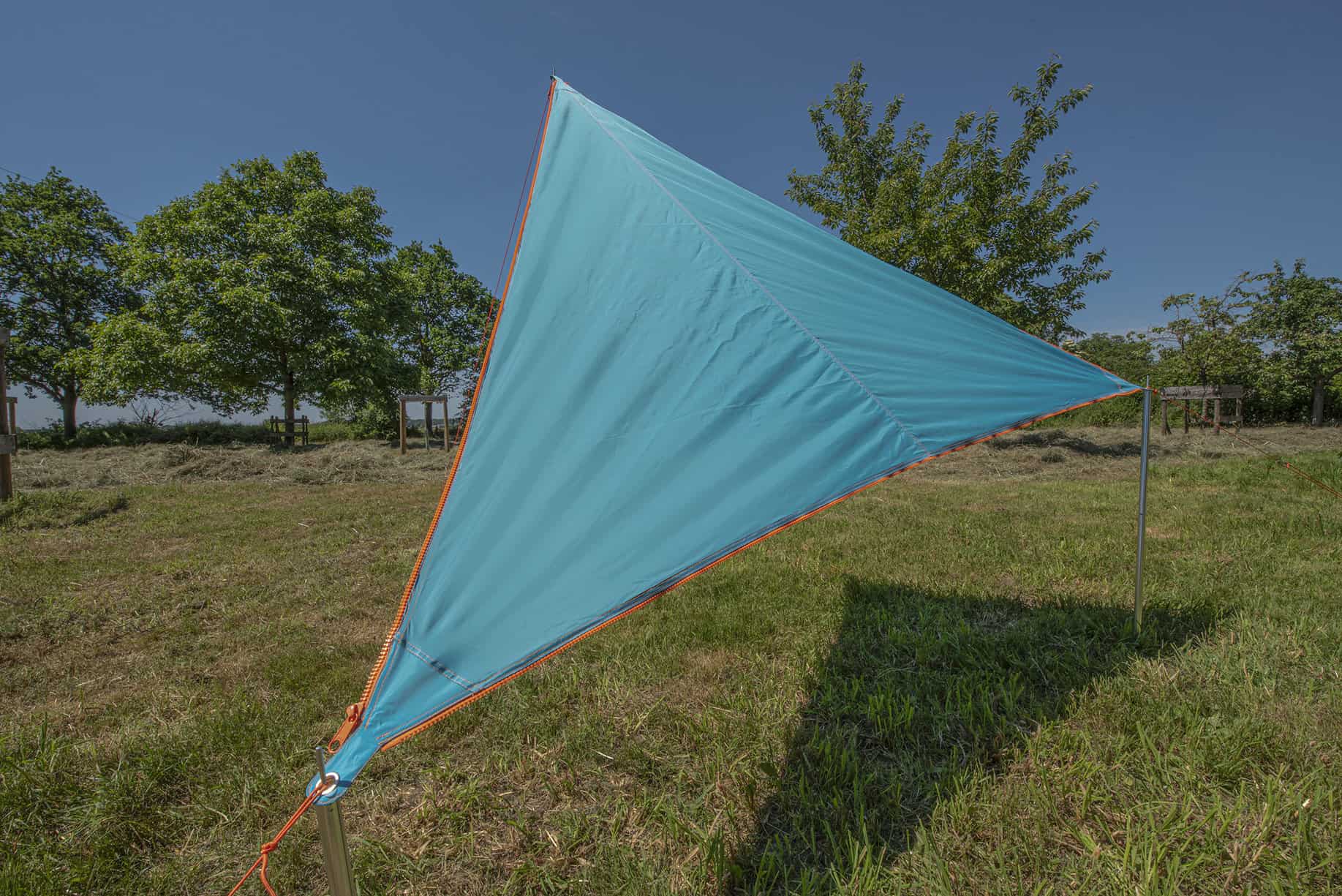 Bent Canvas "Karibik" Sonnensegel Blau