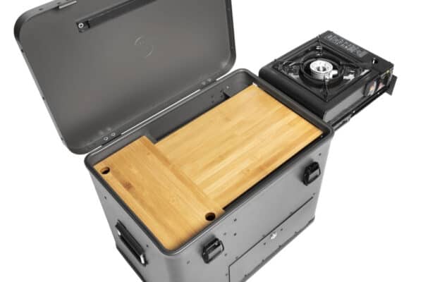 lazy camping kitchen box bambus