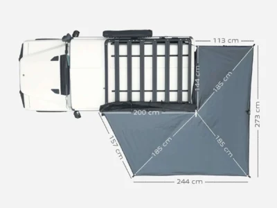 Horntools 270° Markise Horizon f. Beifahrerseite