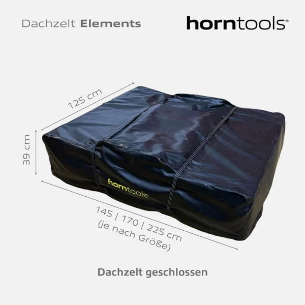dachzelt elements horntools geschlossen