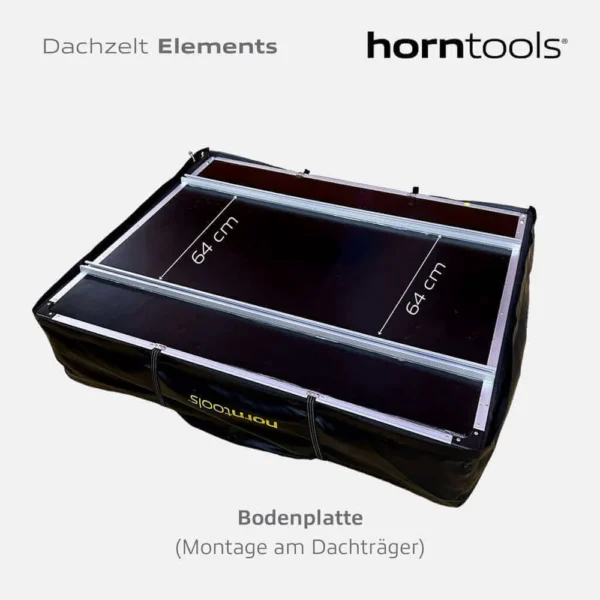 dachzeltelements bodenplatte masse