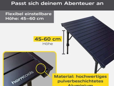 Horntools Campingtisch faltbar