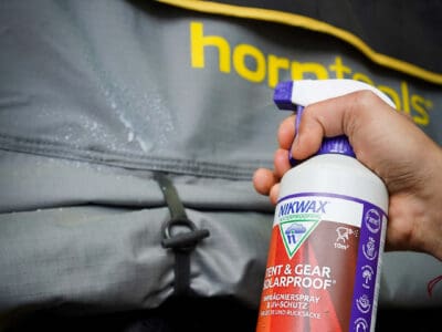 Horntools 2er-Set: Imprägnierspray & Reinigungsmittel mit UV-Schutz - Tent & Gear