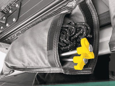 Horntools 180° Markise Horizon - 2,5 m - Grau