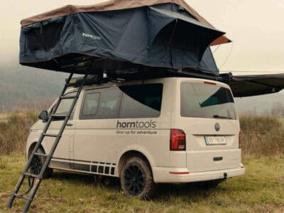 Horntools Teleskopleiter für Dachzelt