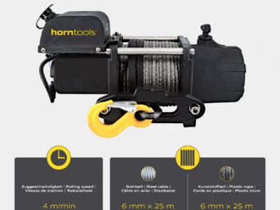 Horntools Seilwinde Kappa 2,3 Tonnen