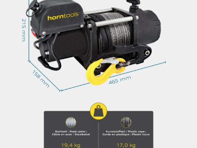 Horntools Seilwinde Kappa 2,3 Tonnen