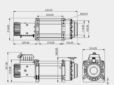 Horntools Seilwinde Sigma 8,0 Tonnen